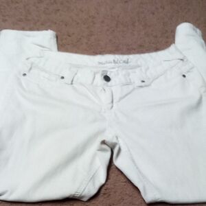 Maurices Classic White Straight Leg Jeans